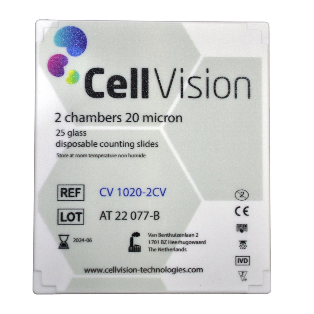 CellVision Counting Chamber - 20um Slide - Hawksley