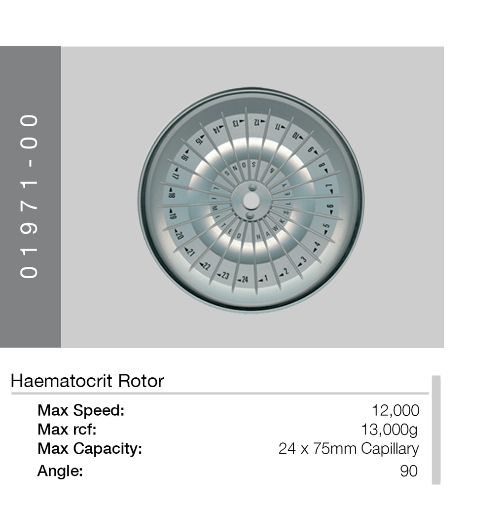 24 Place Micro Haematocrit Rotor