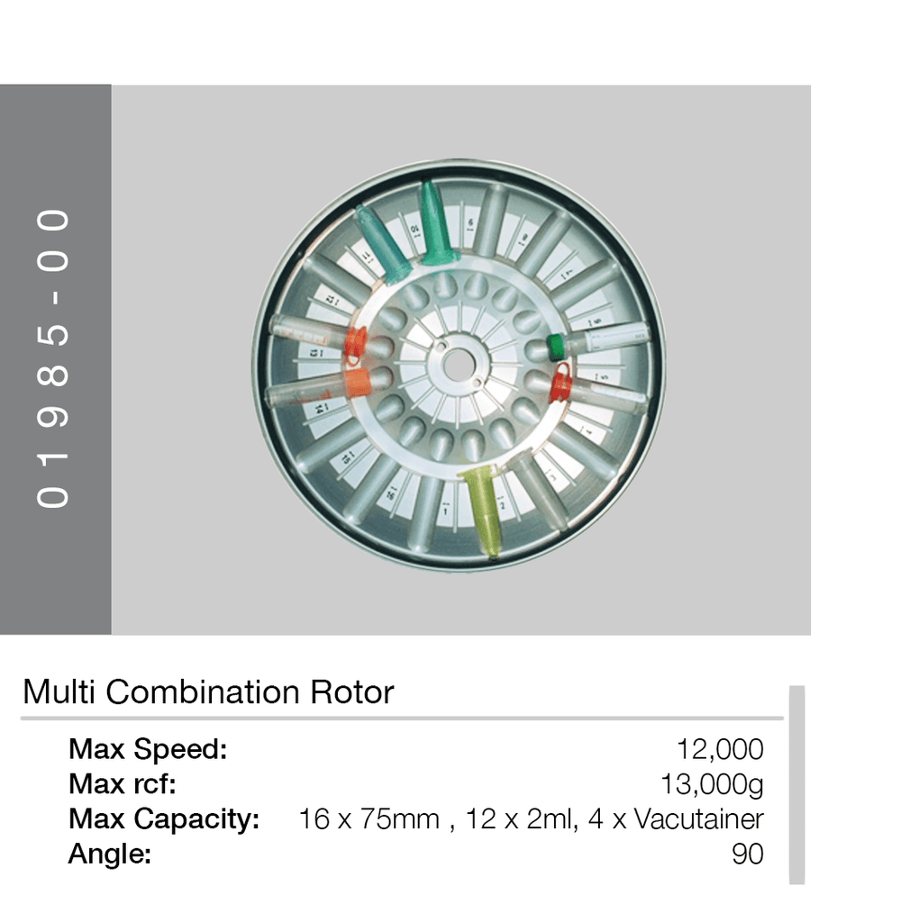 Multi Combination Rotor for Centrifuges | Hawksley
